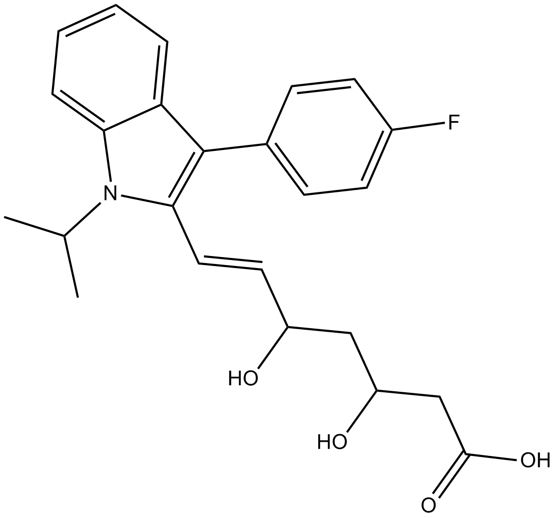 美国apexbio中文官网 Fluvastatin Sodiumhmg Coa Reductase Inhibitorcas 93957 55 2