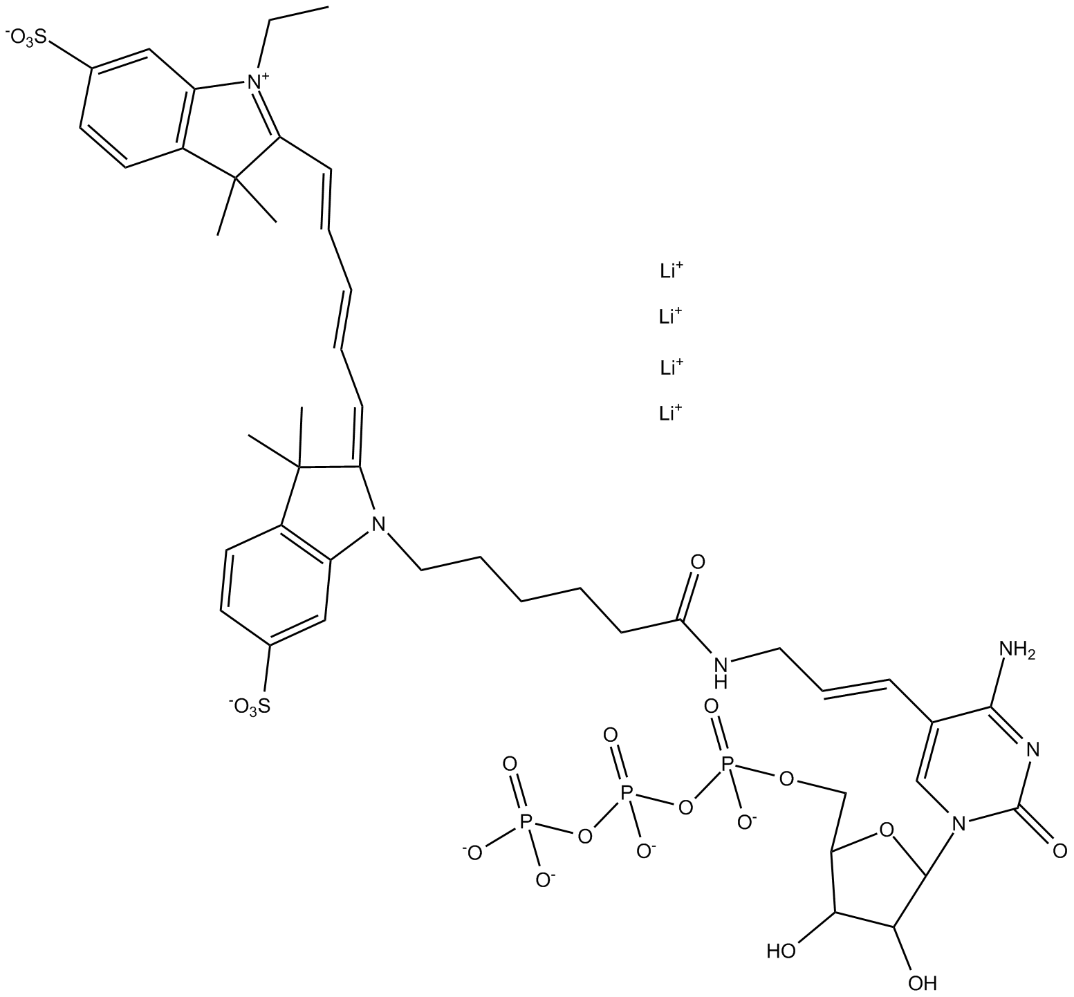 Cyanine 5-AA-CTP