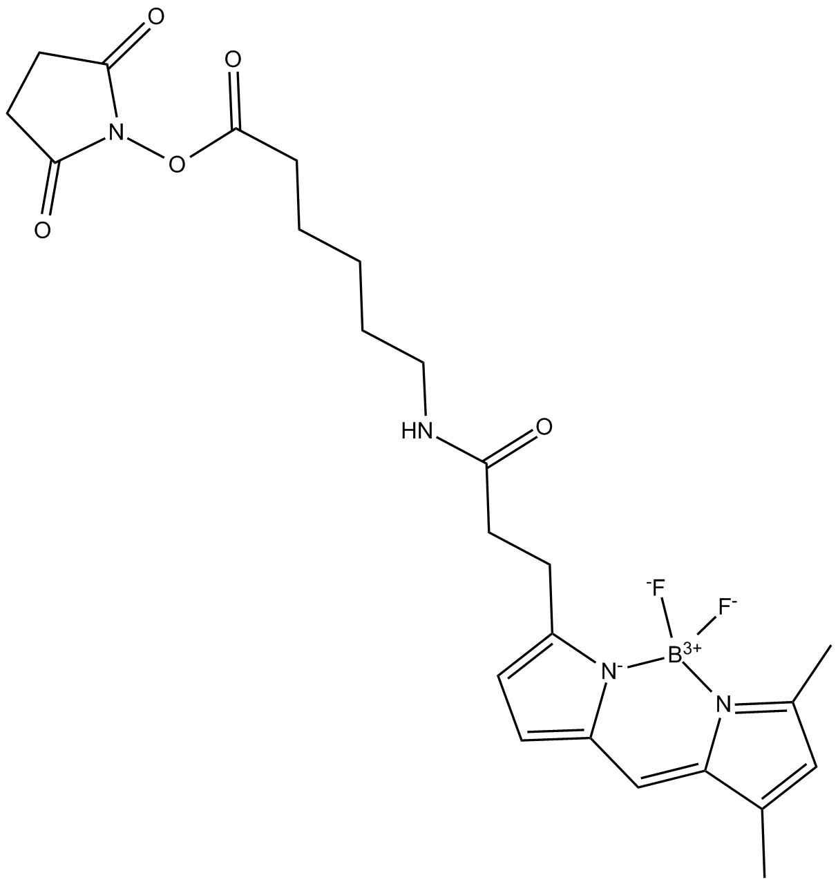3-BODIPY-propanoylaminocaproic Acid N-hydroxysuccinimide ester
